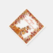 In de herfst van de kleuren is de Thanksgiving van Servetten (Hoek)