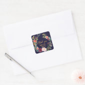 In de herfst van Floral bedankt Vierkante Sticker (Envelop)