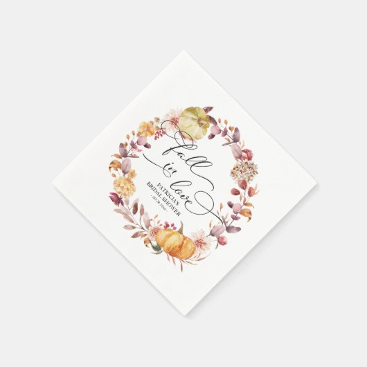 In de herfst verliefd worden Bruiloft bruidsmeisje Servet (Hoek)