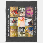 In de herinnering aan het geheugen van het Geheuge Fleece Deken (Voorkant)