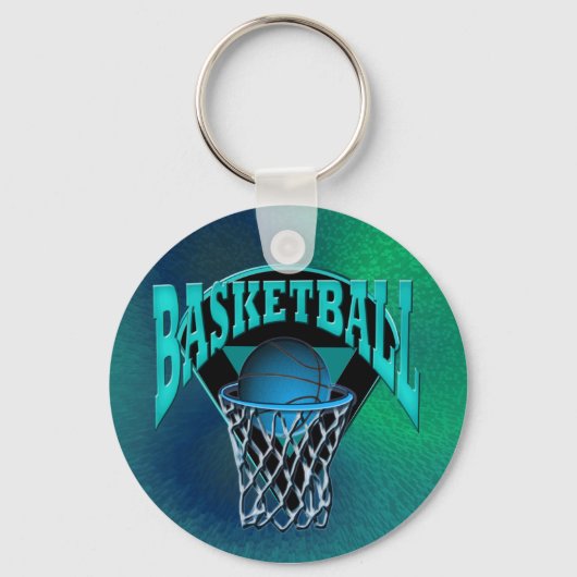 In de Hoop Basketball en Backboard Sleutelhanger (Voorkant)