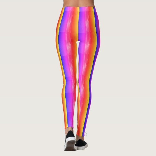 In de horizon abstract leggings (Achterkant)