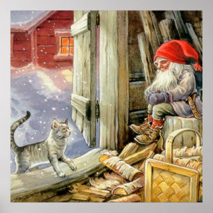 “In de houten schuur” door Jenny Nystrom Poster