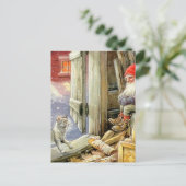 “In de houten schuur” van Jenny Nystrom Briefkaart (Staand voorkant)