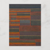 In de huidige zes drempels, Paul Klee, Abstract Briefkaart (Voorkant)