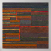 In de huidige zes drempels, Paul Klee, Abstract Poster (Voorkant)