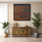 In de huidige zes drempels, Paul Klee, Abstract Poster