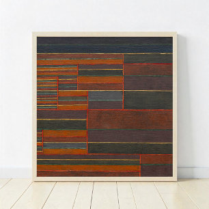 In de huidige zes drempels, Paul Klee, Abstract Poster