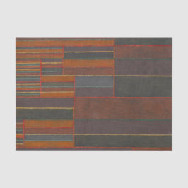 In de huidige zes drempels, Paul Klee, Abstract Tissuepapier