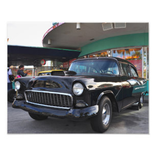 In de jaren 50 in Mel's Diner Foto Afdruk