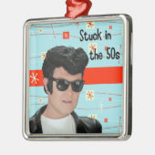 In de jaren 50 metalen ornament (Links)