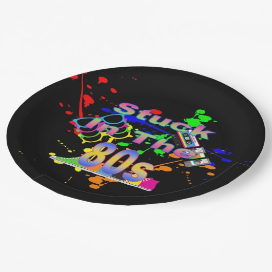 In de jaren 80 papieren bordje (Gekanteld)