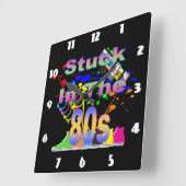 In de jaren 80 vierkante klok (Hoek)