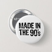 In de jaren '90 gemaakt ronde button 5,7 cm (Voorkant /achterkant)