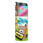 In de jaren '90 gemaakt thermosbeker (Geroteerd rechts)