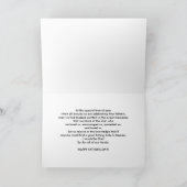 In de Kaart van Vaderdag van de Herinnering (Binnen)