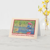 In de Kaart van Vaderdag van de Herinnering (Gele Bloem)