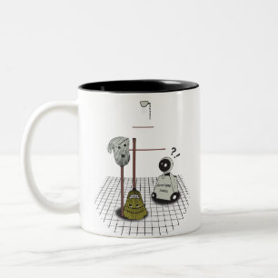 In de kast? tweekleurige koffiemok