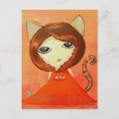 In de kat briefkaart (Voorkant)