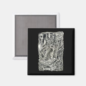 In de kelder magneet (Voorkant / Achterkant)