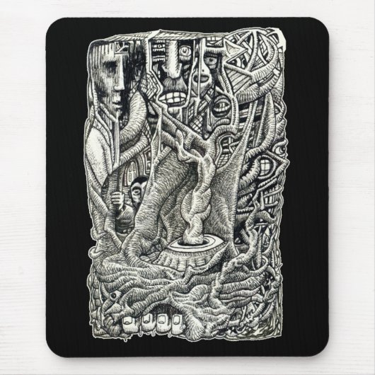 In de kelder muismat (Voorkant)