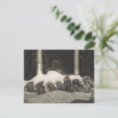 In de kerstavond 1913 door John Bauer Feestdagenkaart (Staand voorkant)