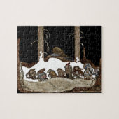 In de kerstavond - legpuzzel (Horizontaal)