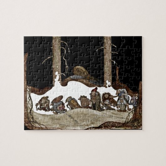 In de kerstavond - legpuzzel (Horizontaal)