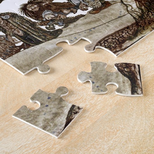 In de kerstavond - legpuzzel (Zijkant)