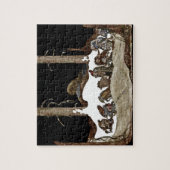 In de kerstavond - legpuzzel (Verticaal)