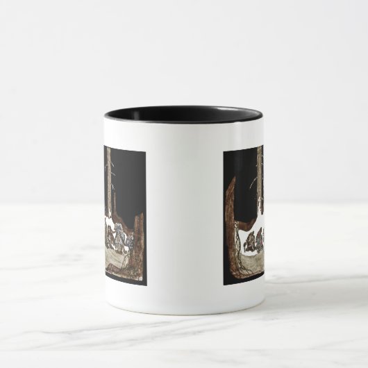 In de kerstavond - mok (Midden)