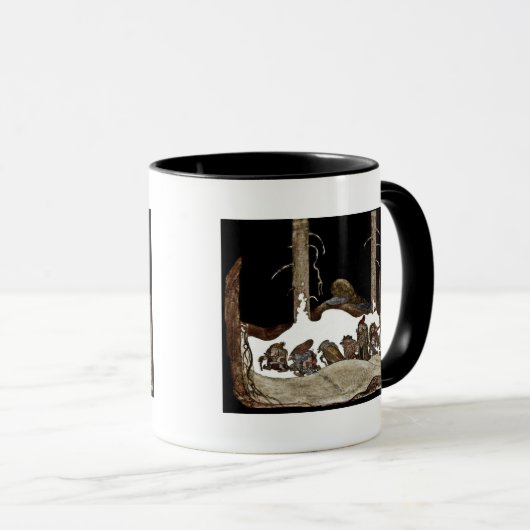 In de kerstavond - mok (Voorkant rechts)