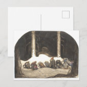 In de kerstnacht John Bauer Briefkaart (Voorkant / Achterkant)