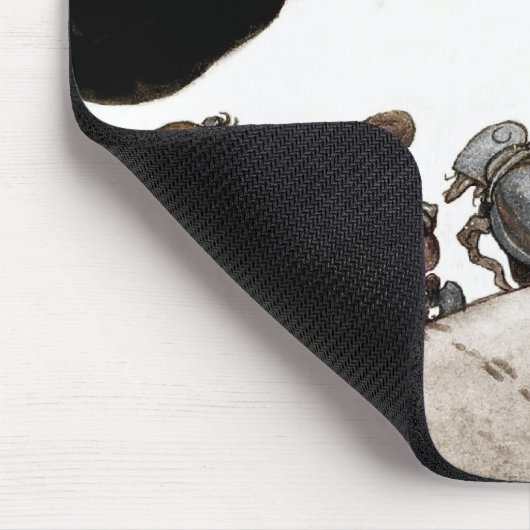 In de kerstnacht muismat (Hoek)