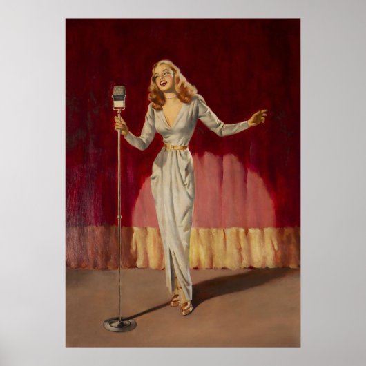 In de kijker Pin-Up Poster (Voorkant)