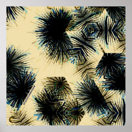 In de kleur Beige Poster