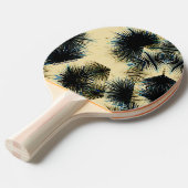 In de kleur Beige Tafeltennisbatje (Voorkant Gekanteld)