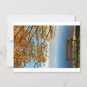 IN DE KLEUREN VAN DE NATUUR HET NAJAAR BRIEFKAART