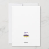 in de knoop feestdagenkaart (Achterkant)