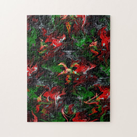 In de Koi-vijver... Legpuzzel (Verticaal)