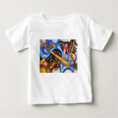 In de kosmos-hand gekleurde Abstracte geometrisch (Voorkant)