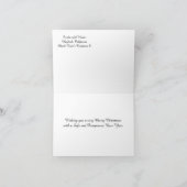 In de koude Winter/Kerstmis.... Kaart (Binnen)