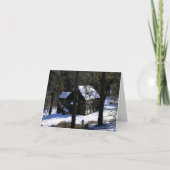 In de koude Winter/Kerstmis.... Kaart (Voorkant)