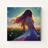 In de Kristalvelden onder de Starry Skies Notitieboek (Achterkant)