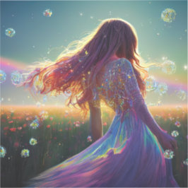 In de Kristalvelden onder de Starry Skies Sticker