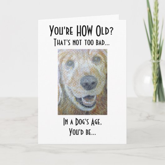 In de Leeftijd van een Hond Kaart (Voorkant)