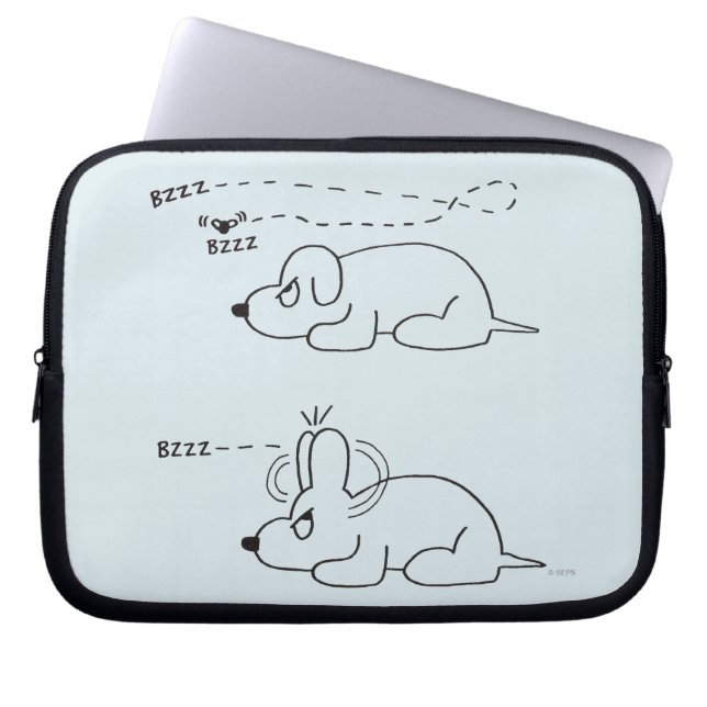 In de leeftijd van een hond laptop sleeve (Voorkant)