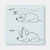 In de leeftijd van een hond magneet (Voorkant)