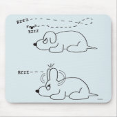 In de leeftijd van een hond muismat (Voorkant)