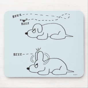 In de leeftijd van een hond muismat